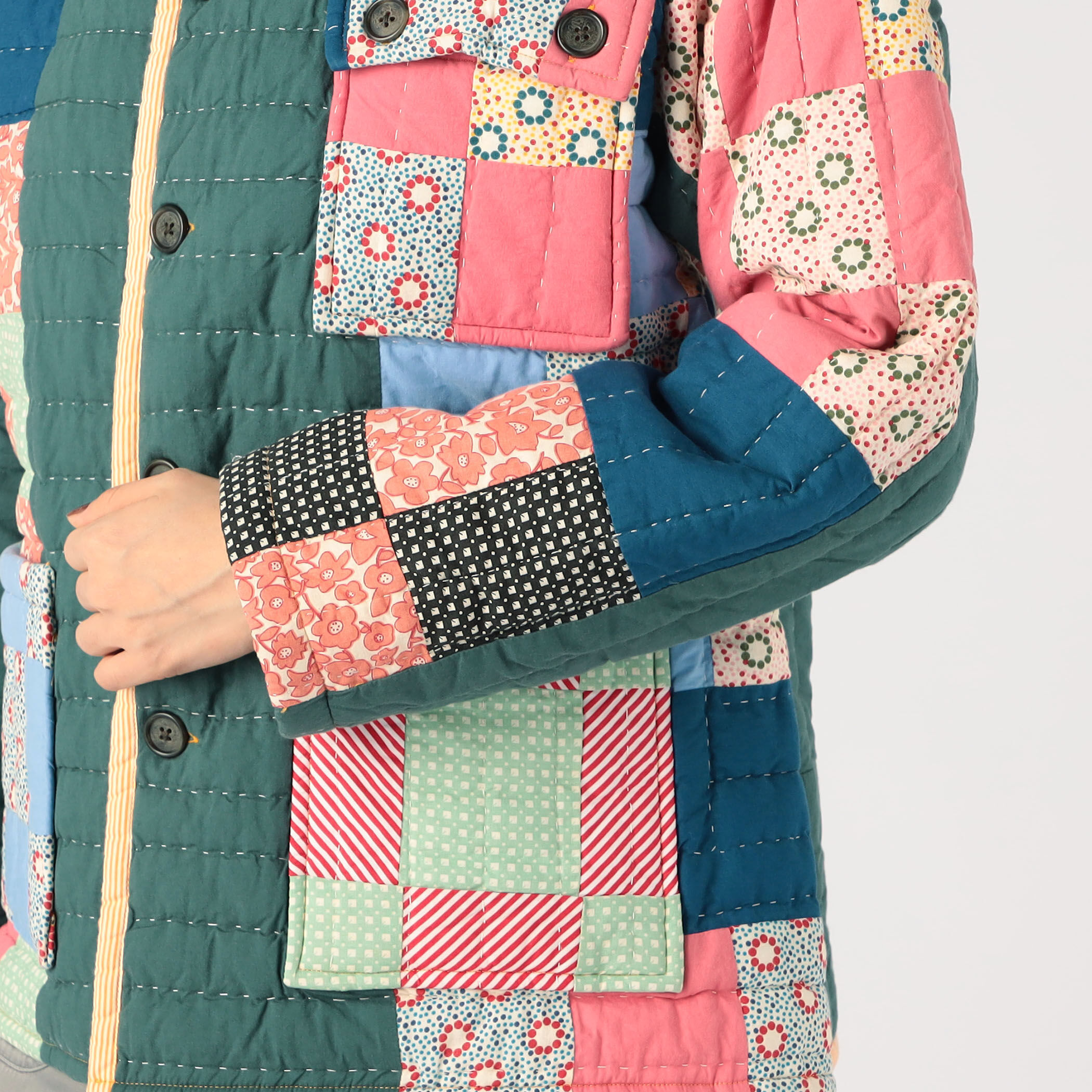 BODE DOTTED DAISY QUILT WORKWEAR JACKET｜トゥモローランド