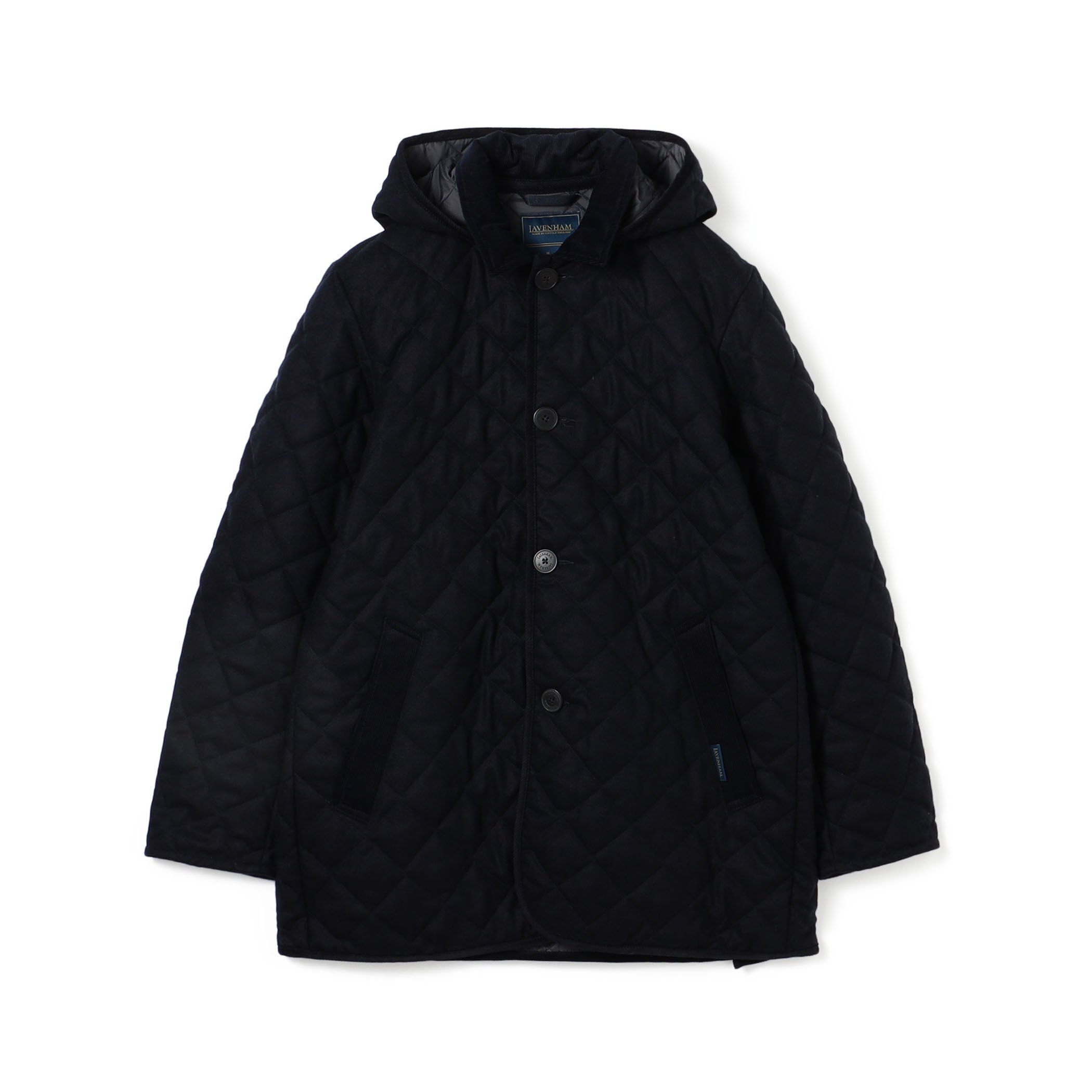 【タイムセール！】 別注】LAVENHAM DENSTON キルティングコート リサイクルウール ジャケット・アウター