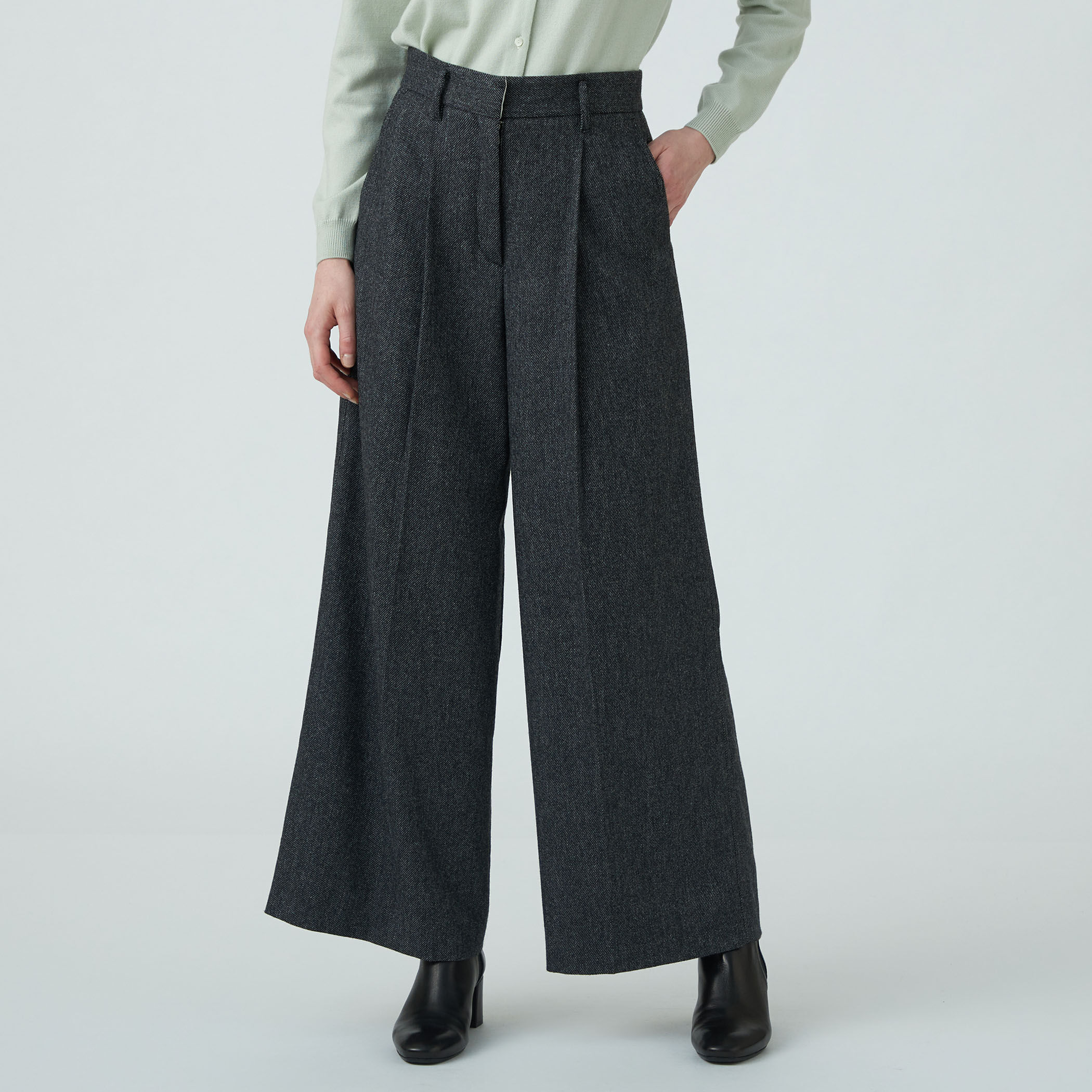 トゥモローランド⭐︎メランジカルゼ タックワイドパンツＢallsey メランジカルゼ タックワイドパンツ｜トゥモローランド 公式通販