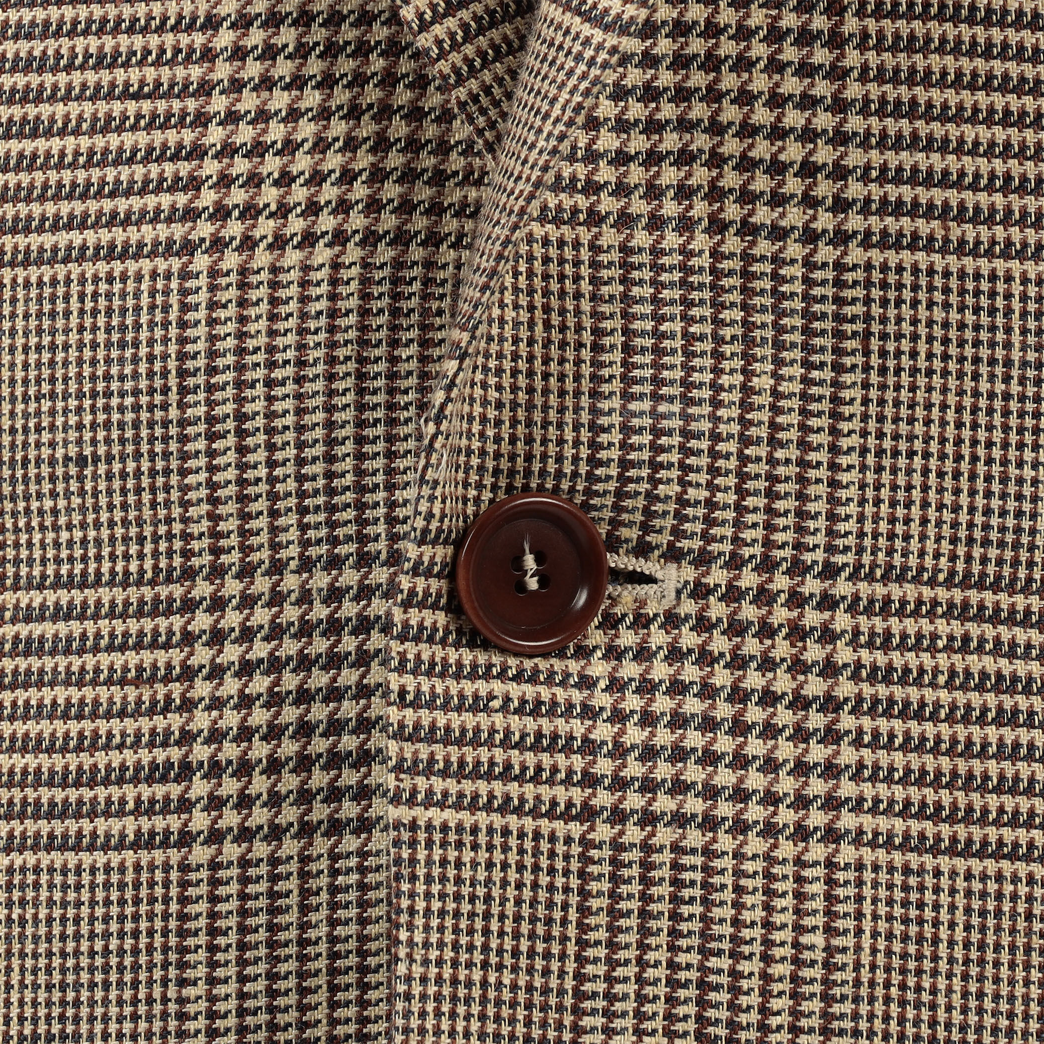 別注】De Petrillo CUMA リネン シングルブレステッド3Bジャケット