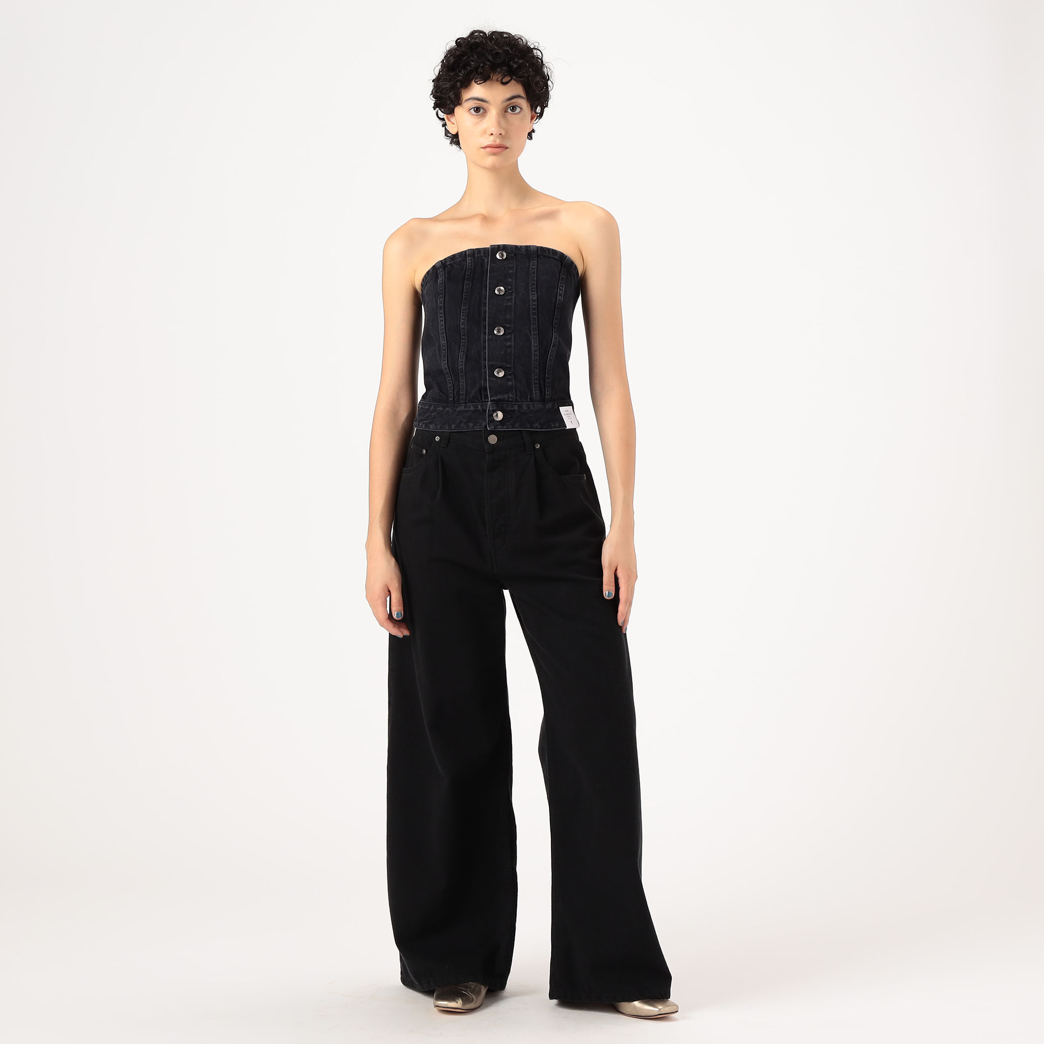HYKE TWILL STRAPLESS TOP｜トゥモローランド 公式通販
