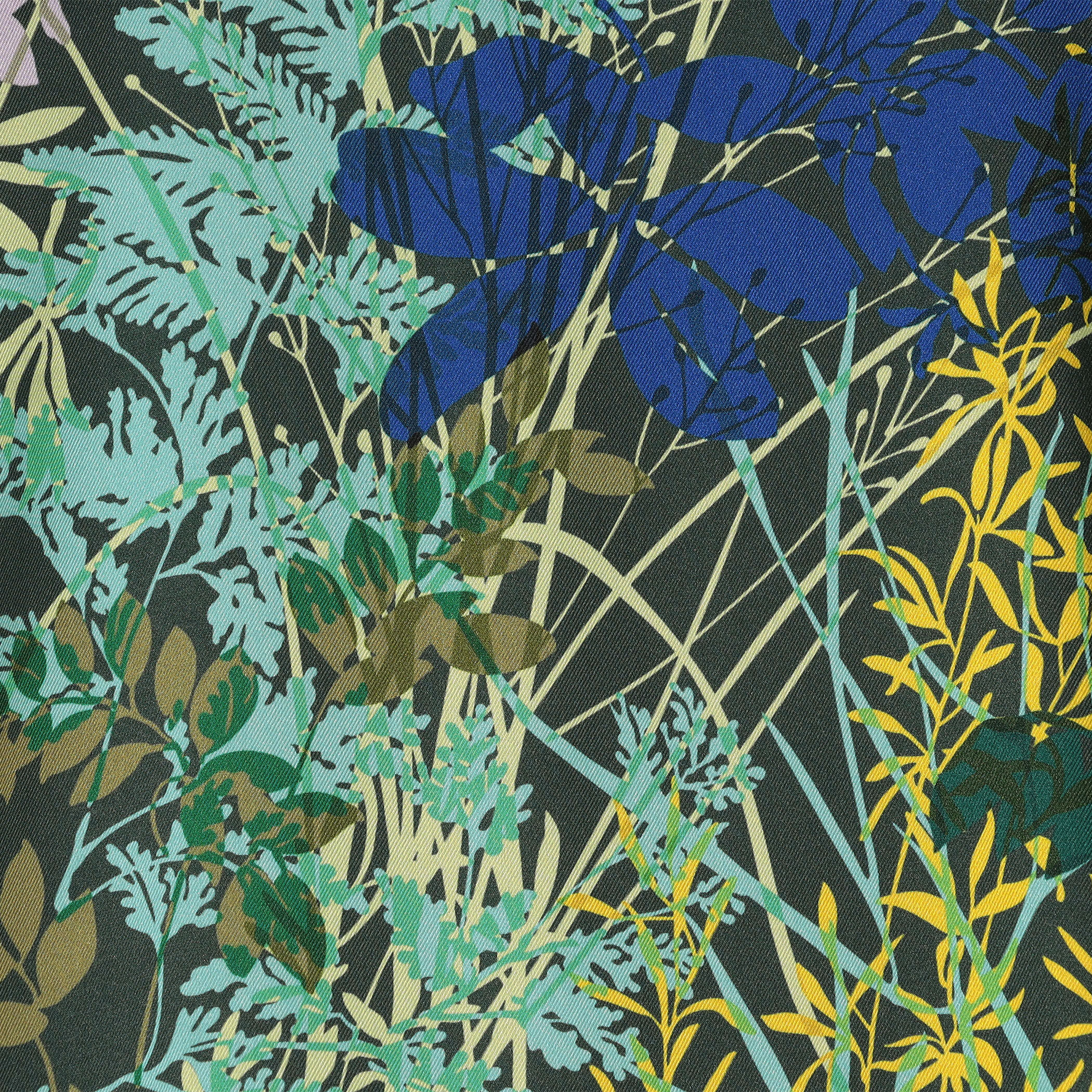 ポリエステルツイル MULTI FLOWER プリントブラウス｜トゥモローランド
