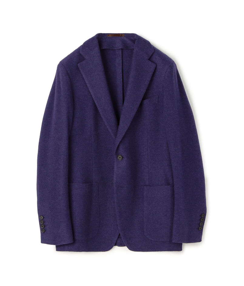 カシミヤジャージー シングルブレステッド2Bジャケット LORO PIANA