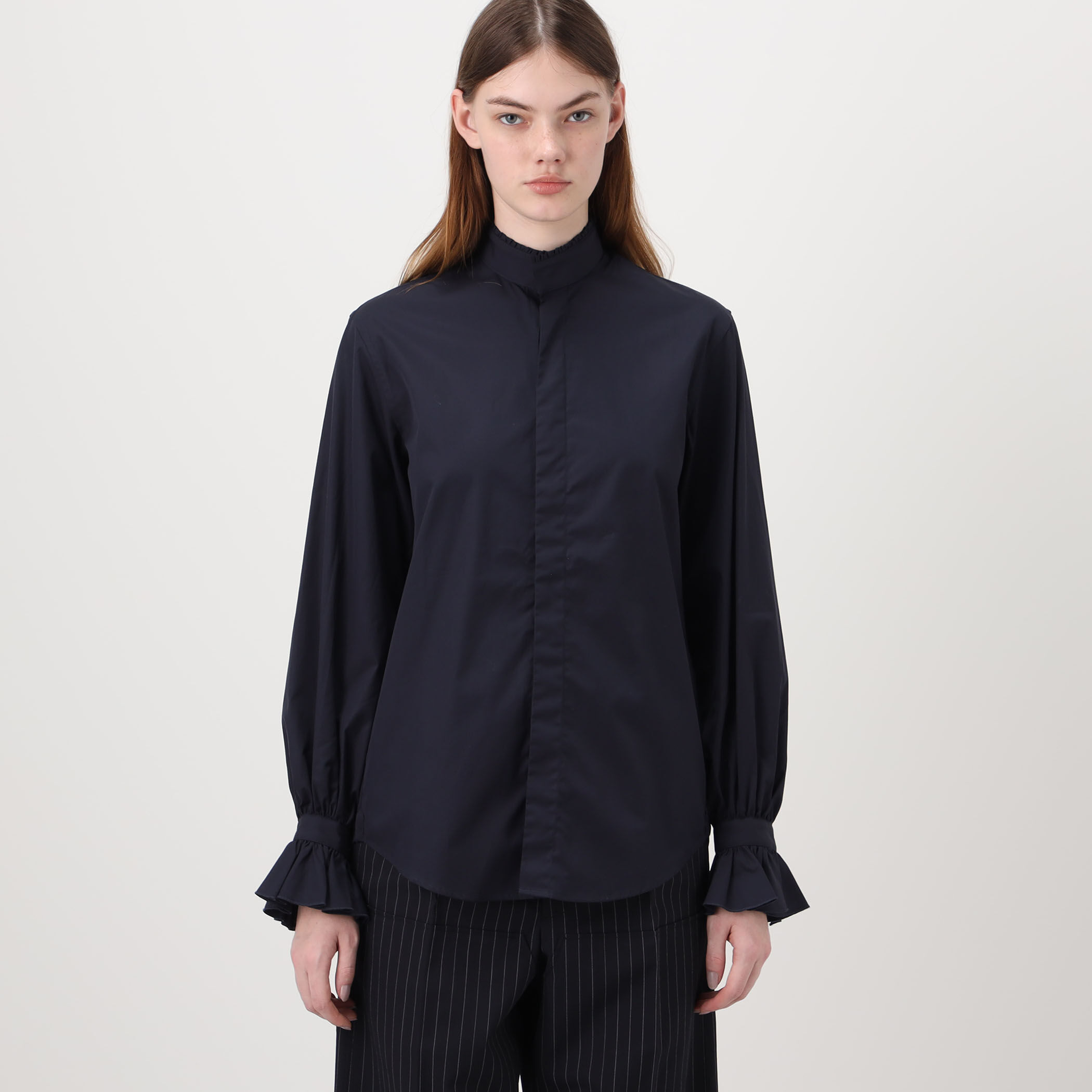 BOURRIENNE BOUDOIR SHIRT フリルシャツ｜トゥモローランド 公式サイト
