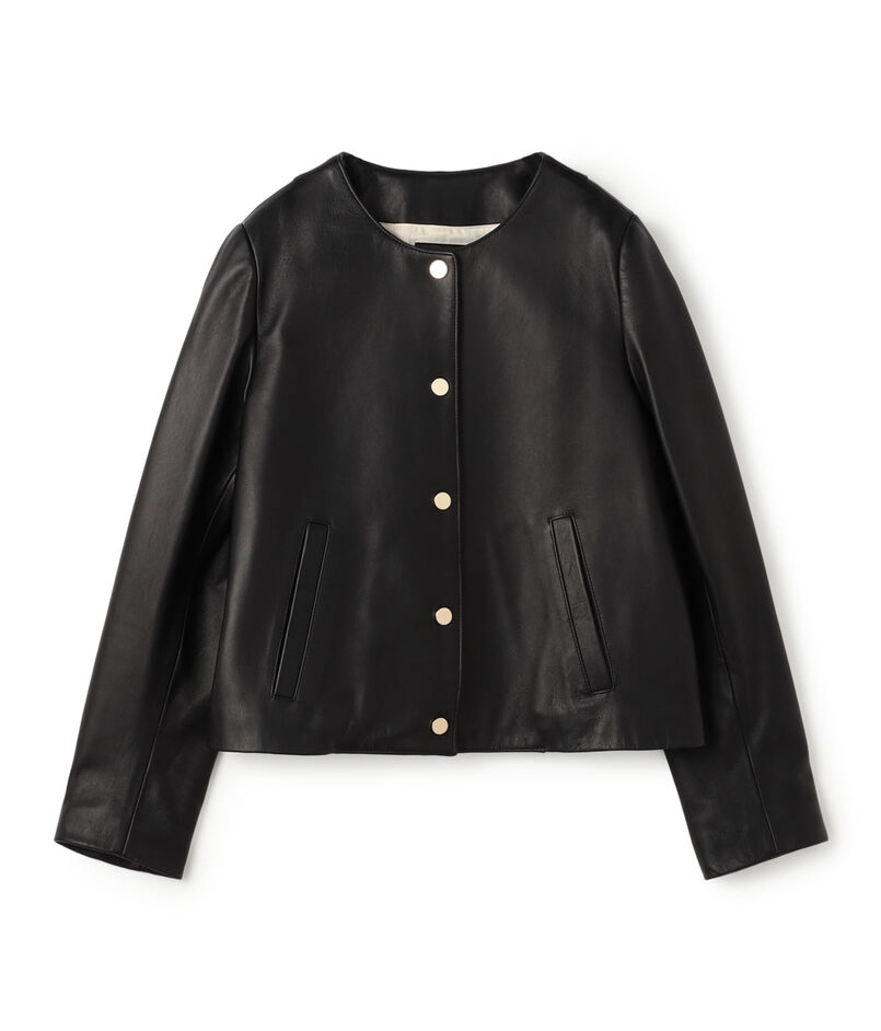 CINQUANTA Collarless レザージャケット