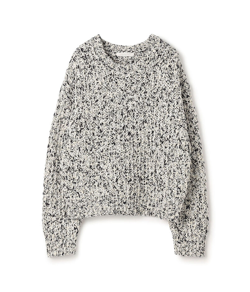 コットンダップル クルーネックプルオーバー