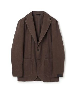 ERRICO FORMICOLA リネンコットン シングルブレステッド2Bジャケット