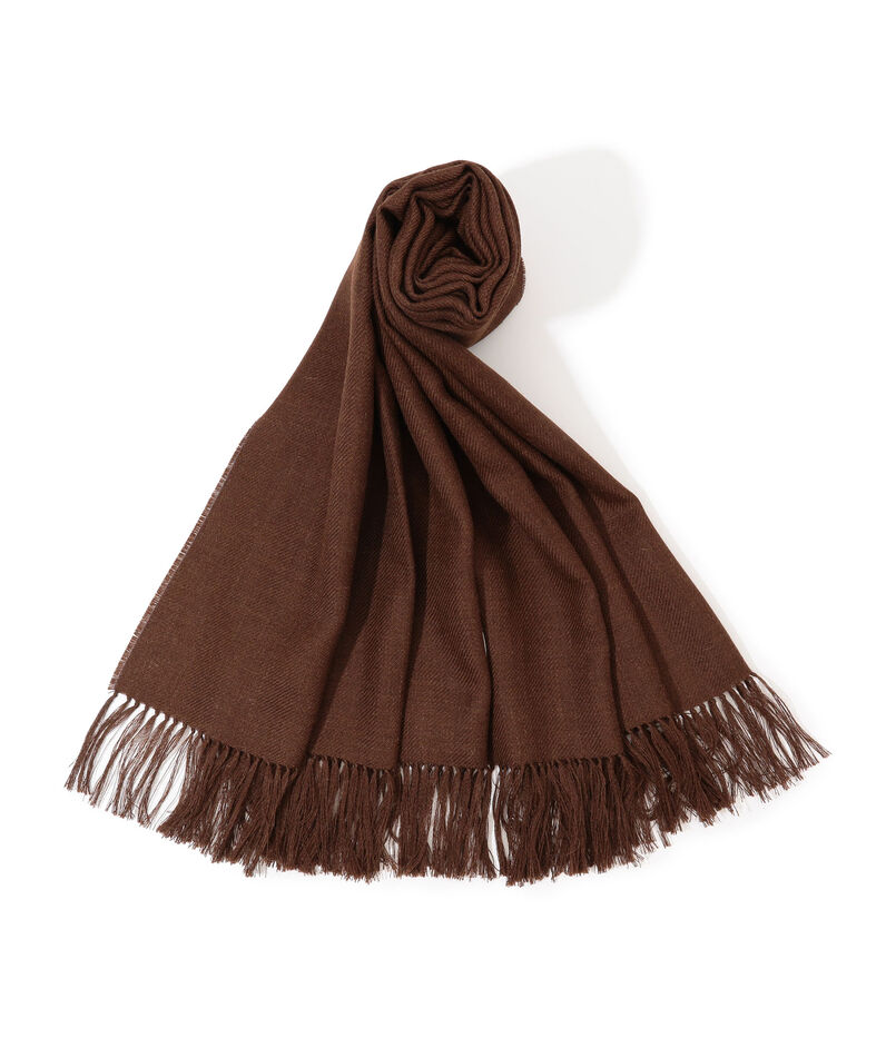 THE INOUE BROTHERS... Non Brushed Large Stole アルパカ ストール