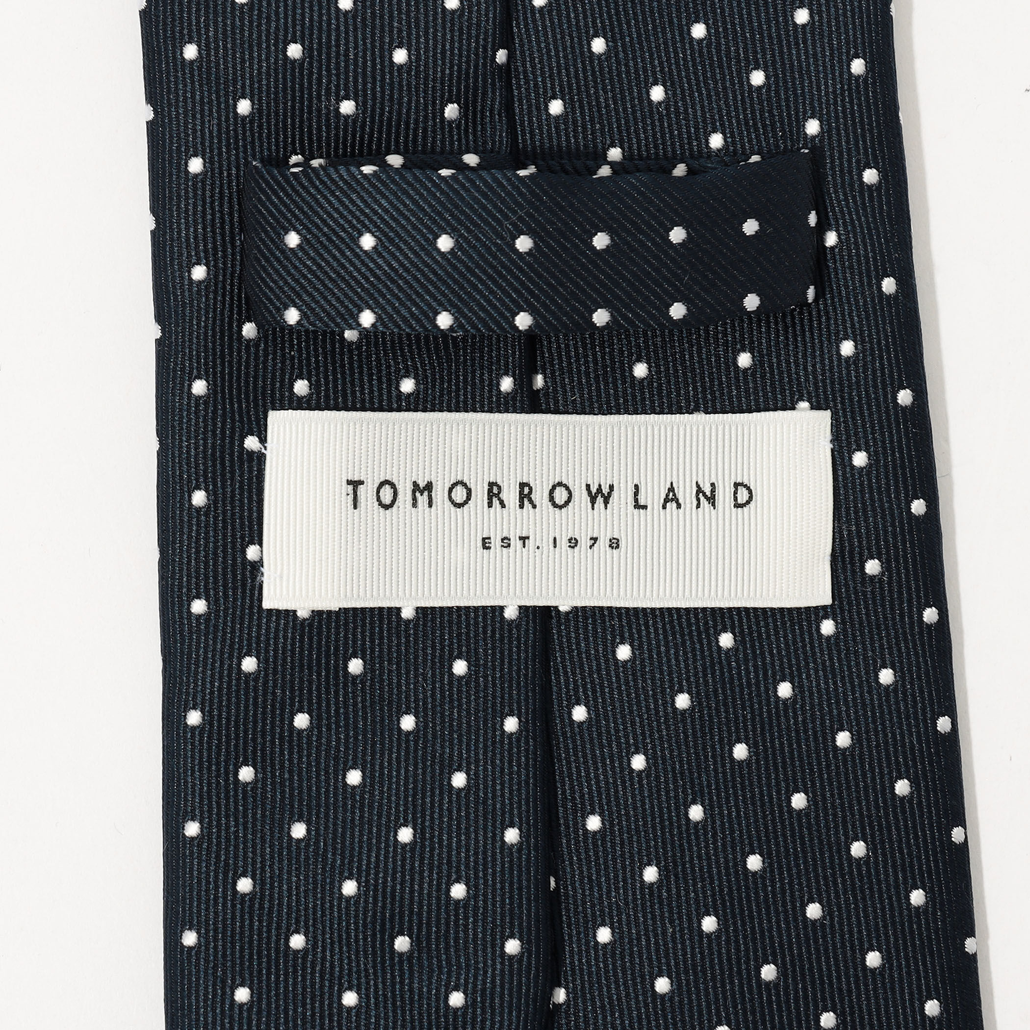TOMORROWLAND シルク ポルカドット ネクタイ｜トゥモローランド