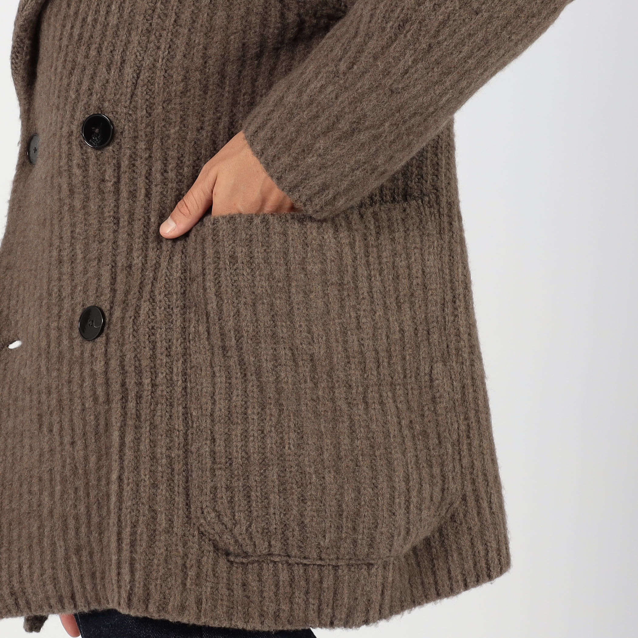 TOMORROWLAND Tricot ウールダブルフェイス カーディガンコート