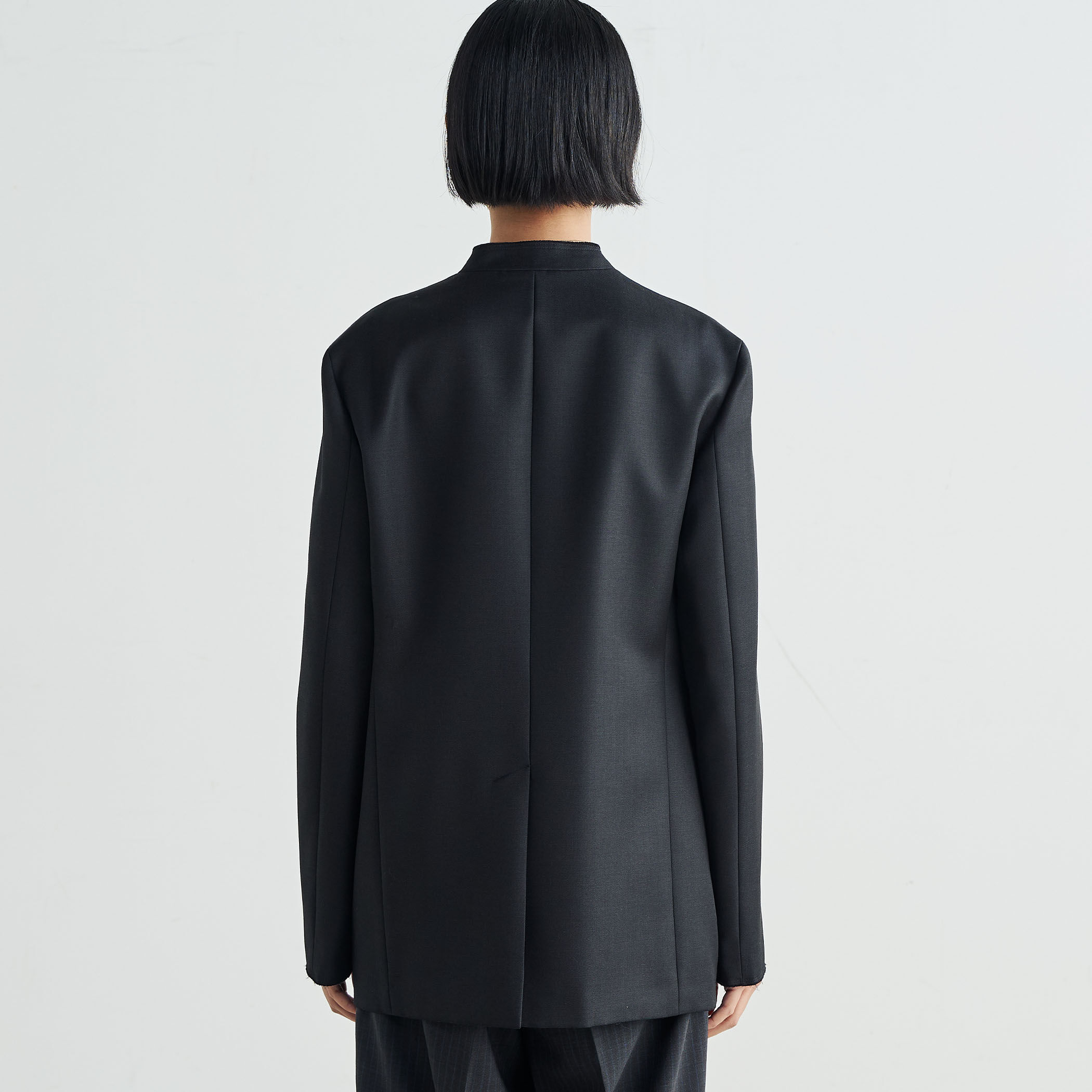 ウールシャンブレー ジップジャケット｜トゥモローランド 公式通販