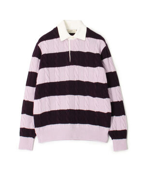 カシミヤケーブル ラガープルオーバー