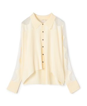 lace combination Knits Shirts tops