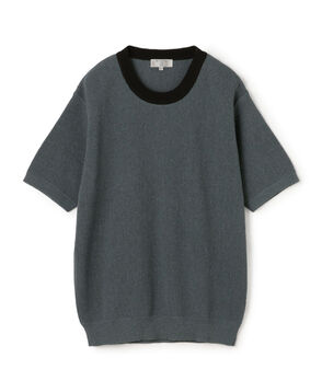 【別注】Raffa Molina パイピング クルーネック ハーフスリーブニット