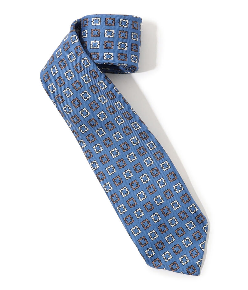 TOMORROWLAND MADE IN ITALY シルクプリント 小紋柄ネクタイ