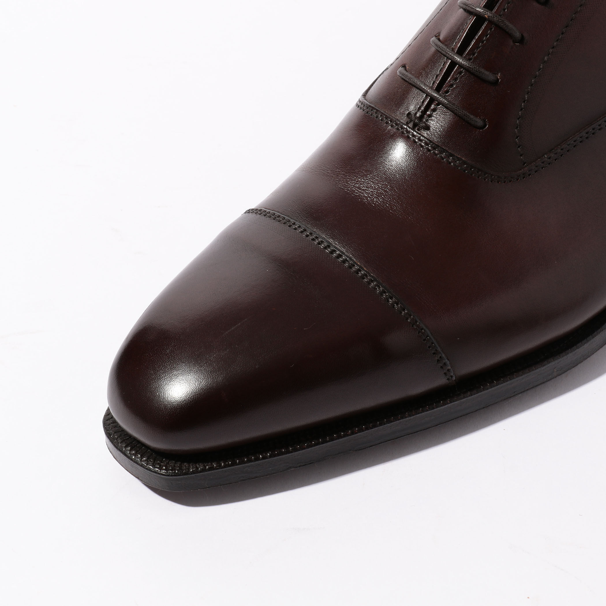 Crockett&Jones Wilton カーフ ストレートチップ レザーシューズ