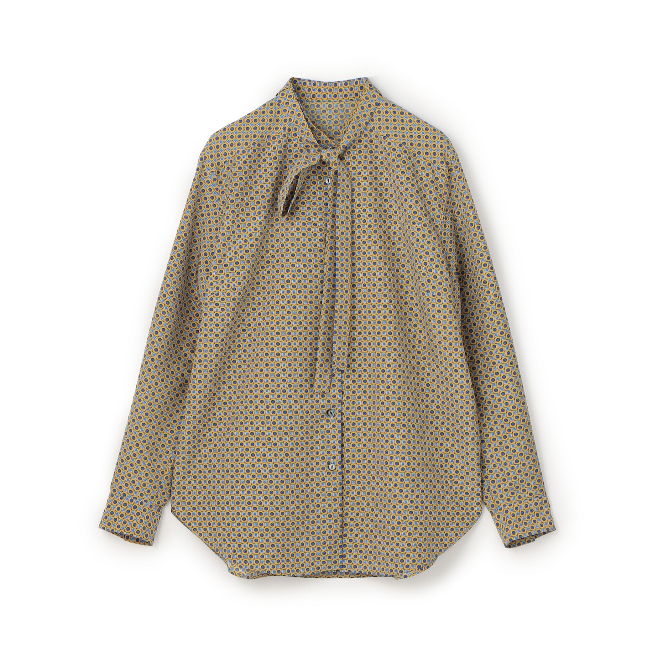 コモンフラワープリント ボウタイブラウス｜トゥモローランド 公式通販