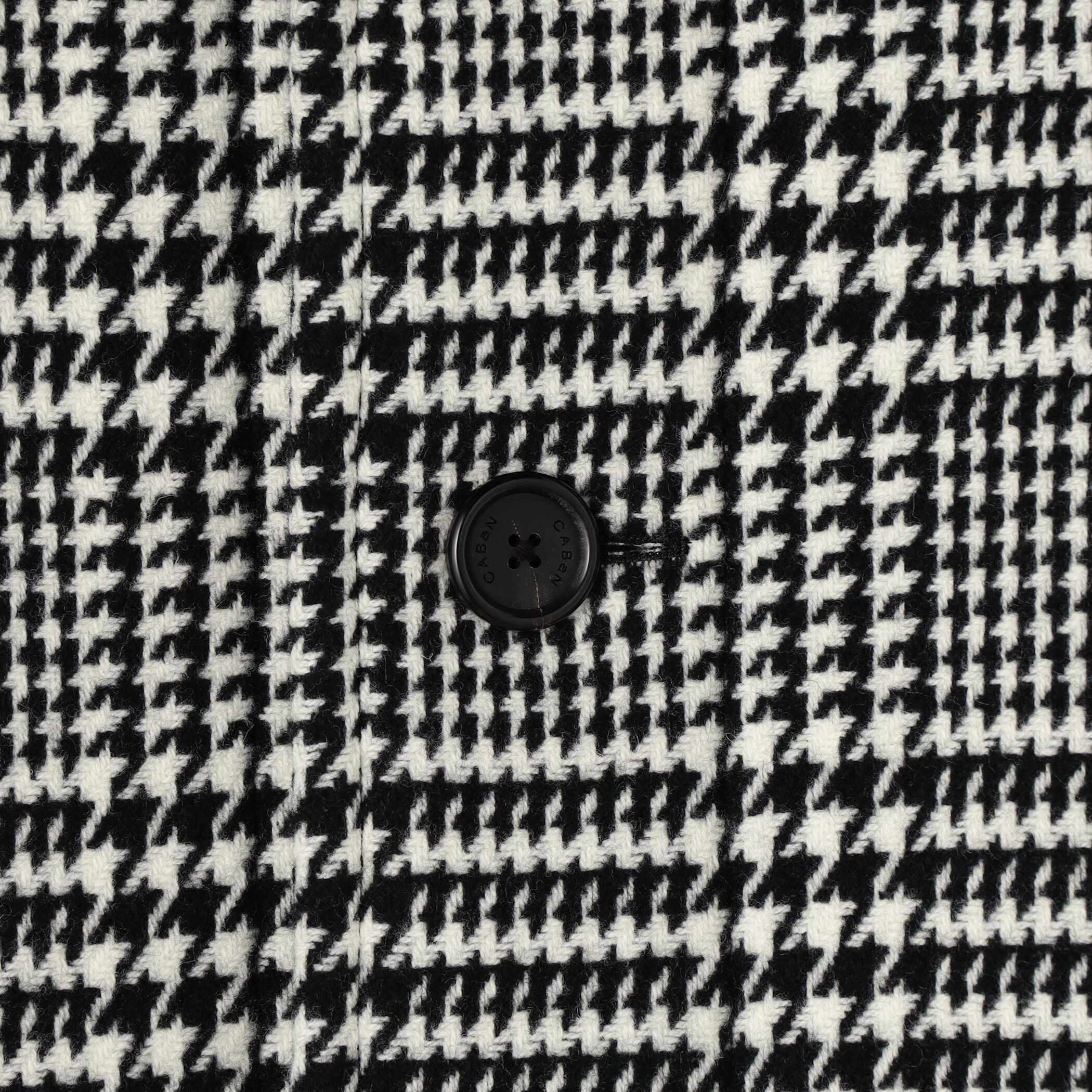 CABaN ウールダブルフェイス グレンチェックスタンドカラーコート