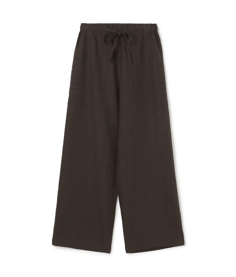 【一部WEB先行予約】フレンチリネン イージーストレートパンツ