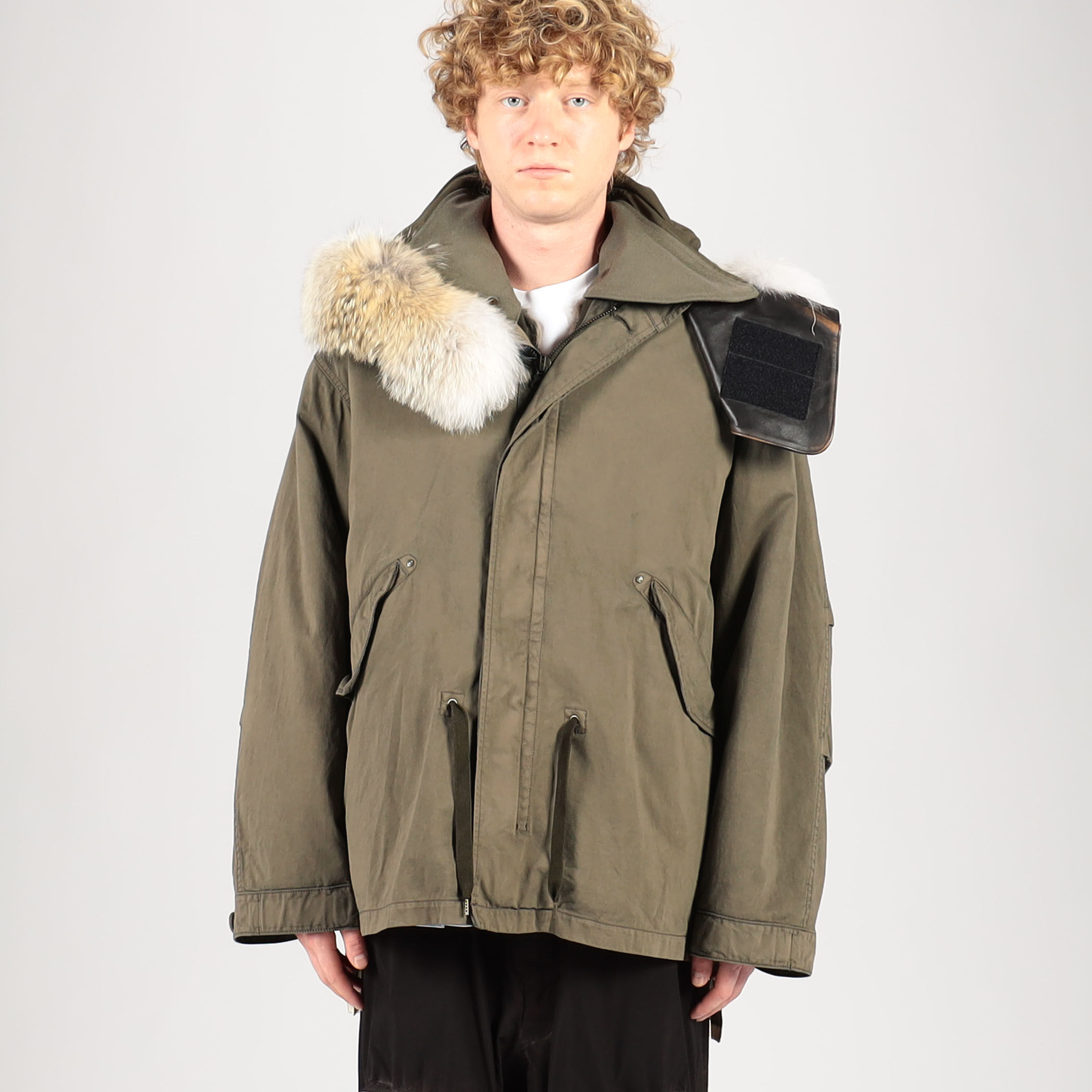 kiminori morishita Garment dyed st mods with fur liner