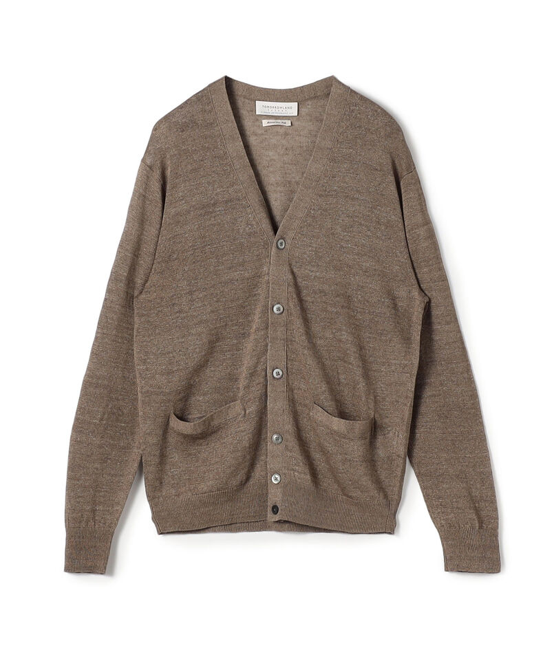 ■TOMORROWLAND tricot ティントリネン Vネックカーディガン