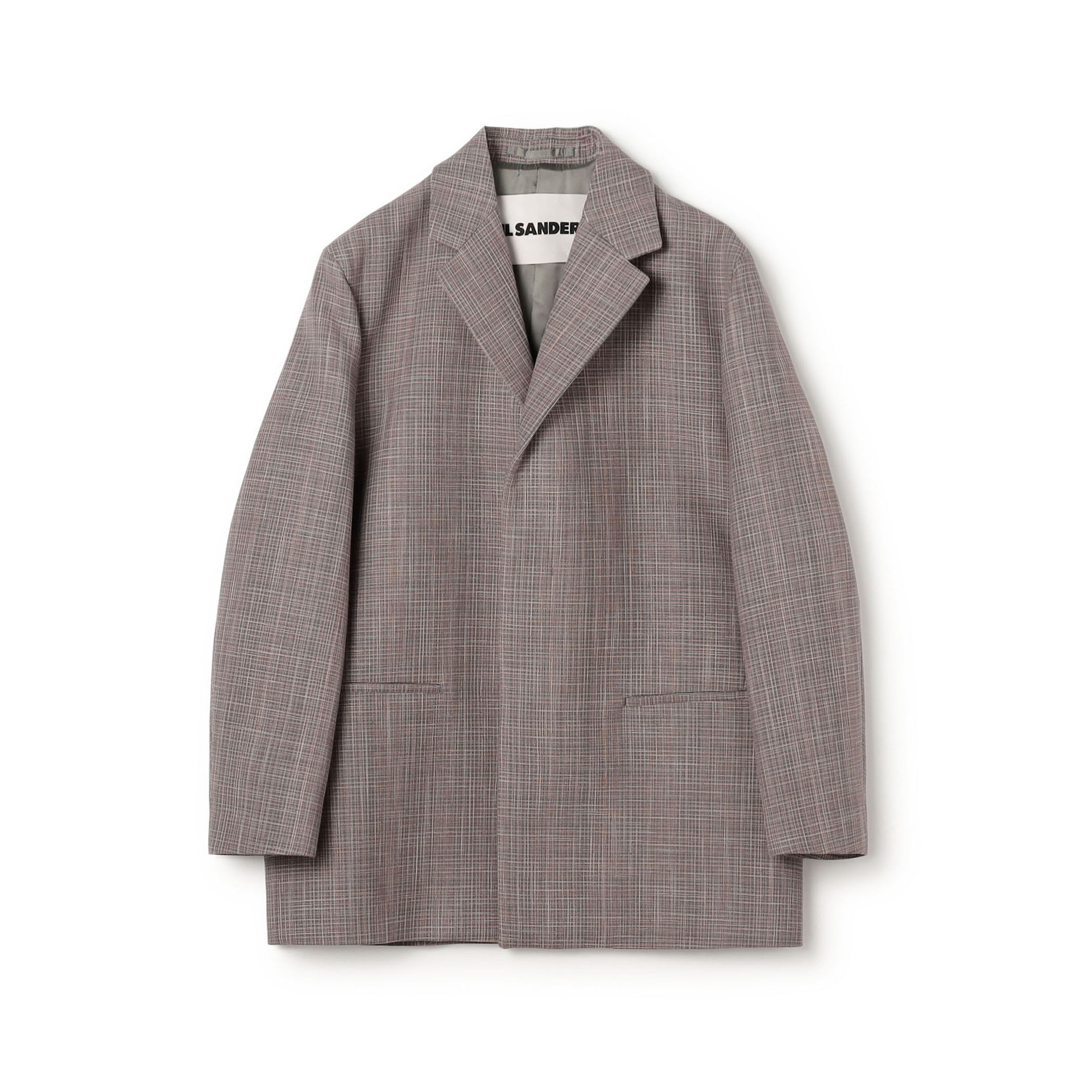 17ss ジルサンダー テーラードジャケット ブレザー ソリッド グレー系 M ブレザージャケット / GRACE CONTINENTAL | GRACE CONTINENTAL