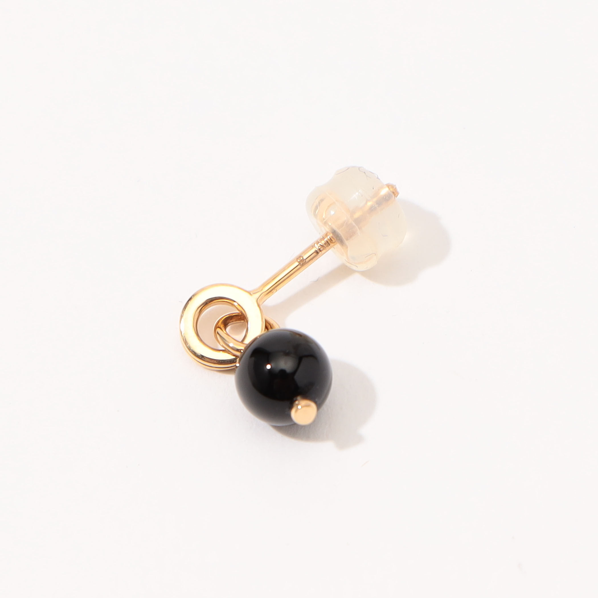 人気No.1 Hirotaka Mini Beluga オニキスシングルピアス アクセサリー