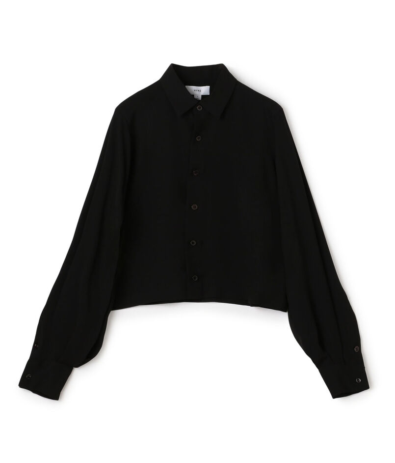 HYKE TAP CROPPED SHIRT