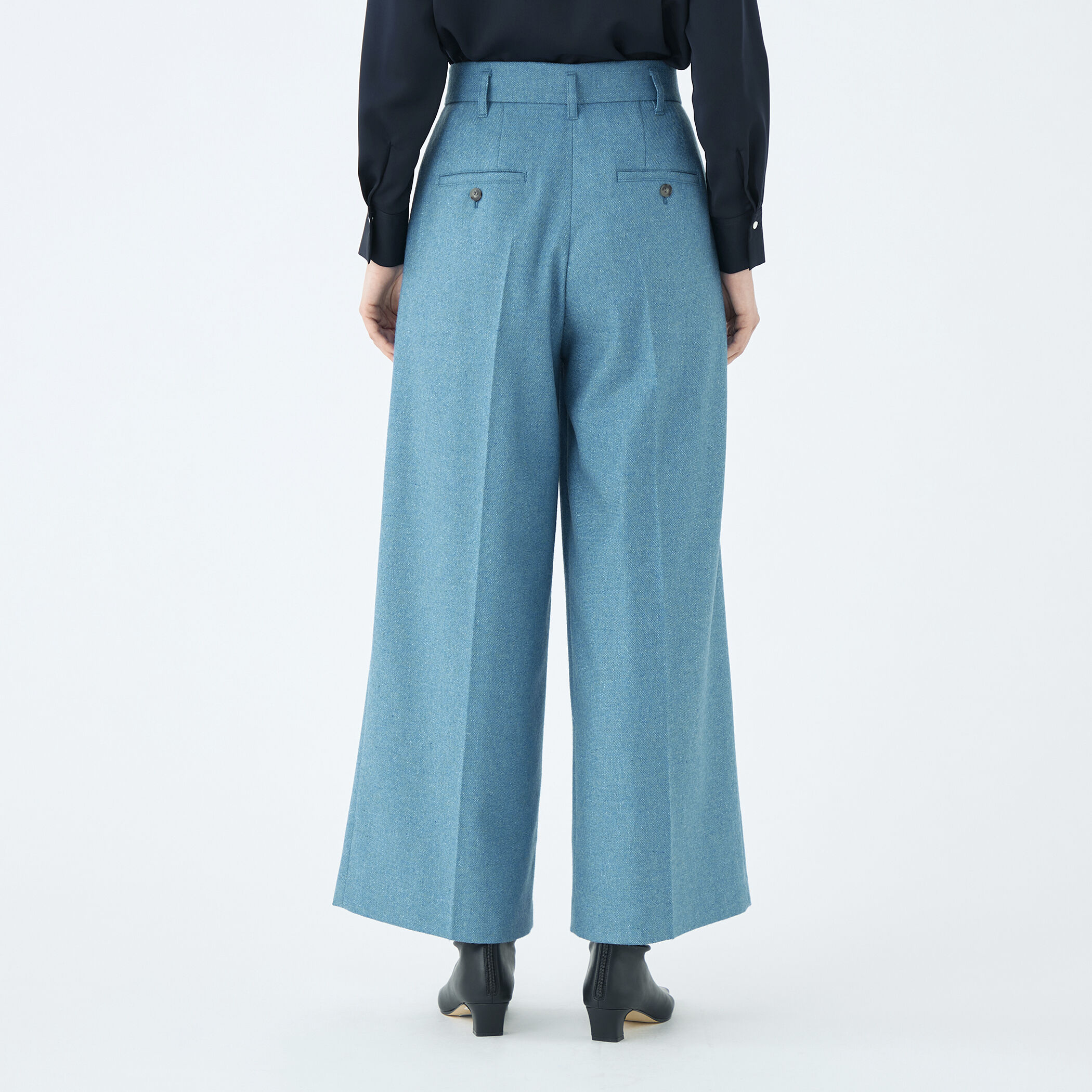 トゥモローランド⭐︎メランジカルゼ タックワイドパンツＢallsey 楽天市場】メランジカルゼ タックワイドパンツ Ballsey