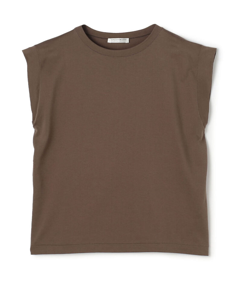 スーピマコットンジャージー フレンチスリーブプルオーバー