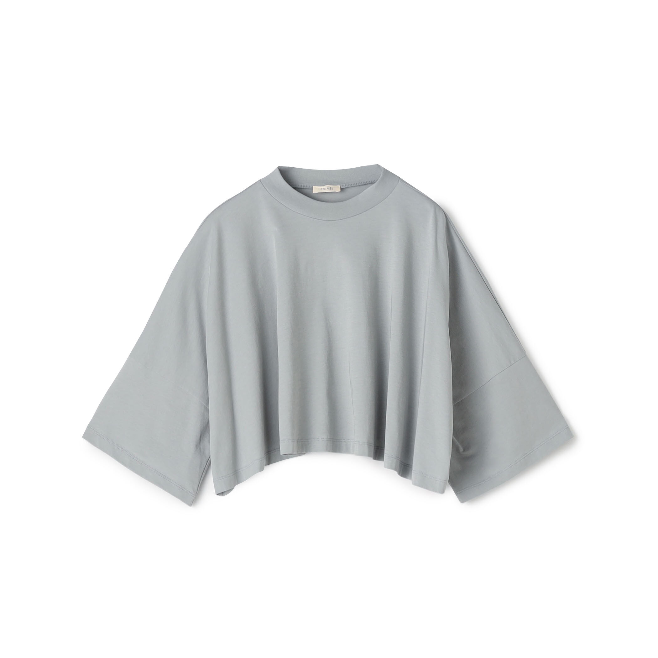 【定価1.6万】デプレ DES PRES *ソフトプレーンジャージークルーネックプルオーバー*Sコットン綿ブラック黒(1-2307-455)【21H32】 セール】 ソフトプレーンジャージー クルーネックプルオーバー