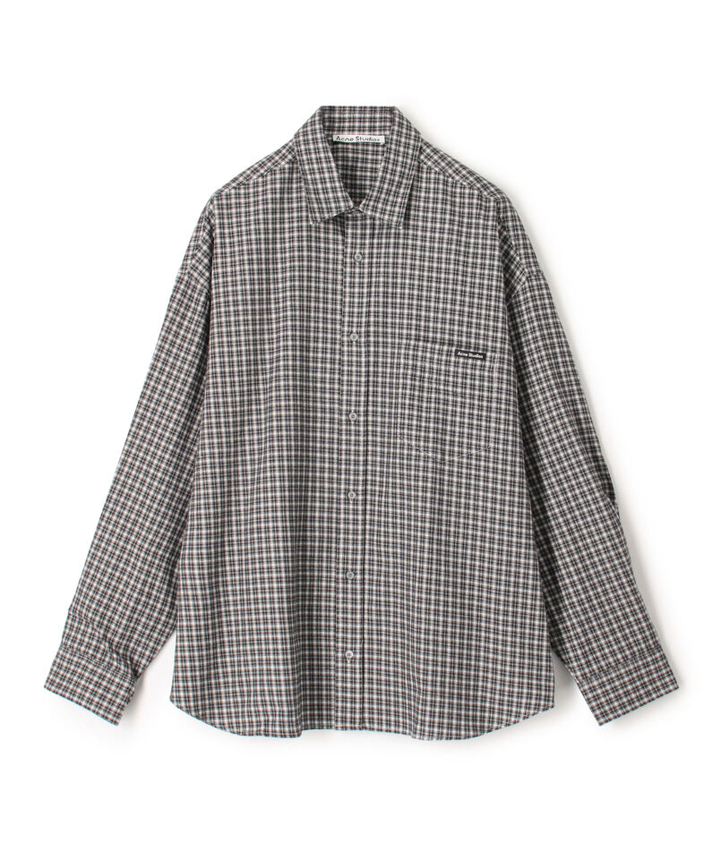 Acne Studios フランネルボタンアップシャツ