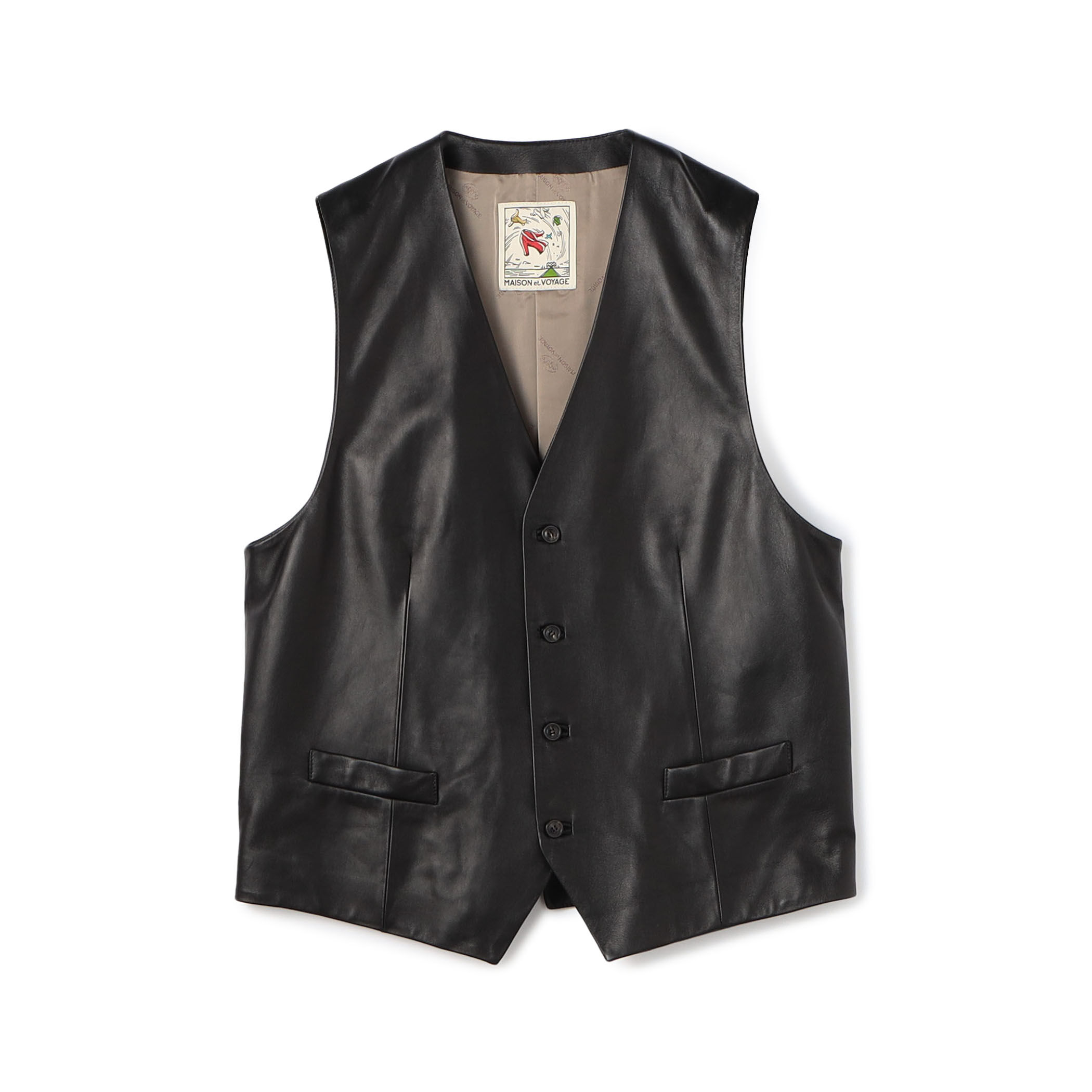 ラムレザー 5Bジレ｜トゥモローランド 公式通販