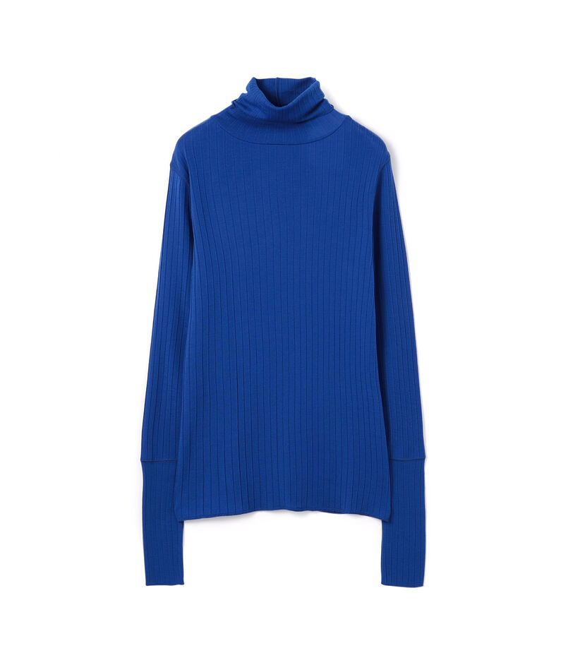 ウールリブ タートルネックプルオーバー