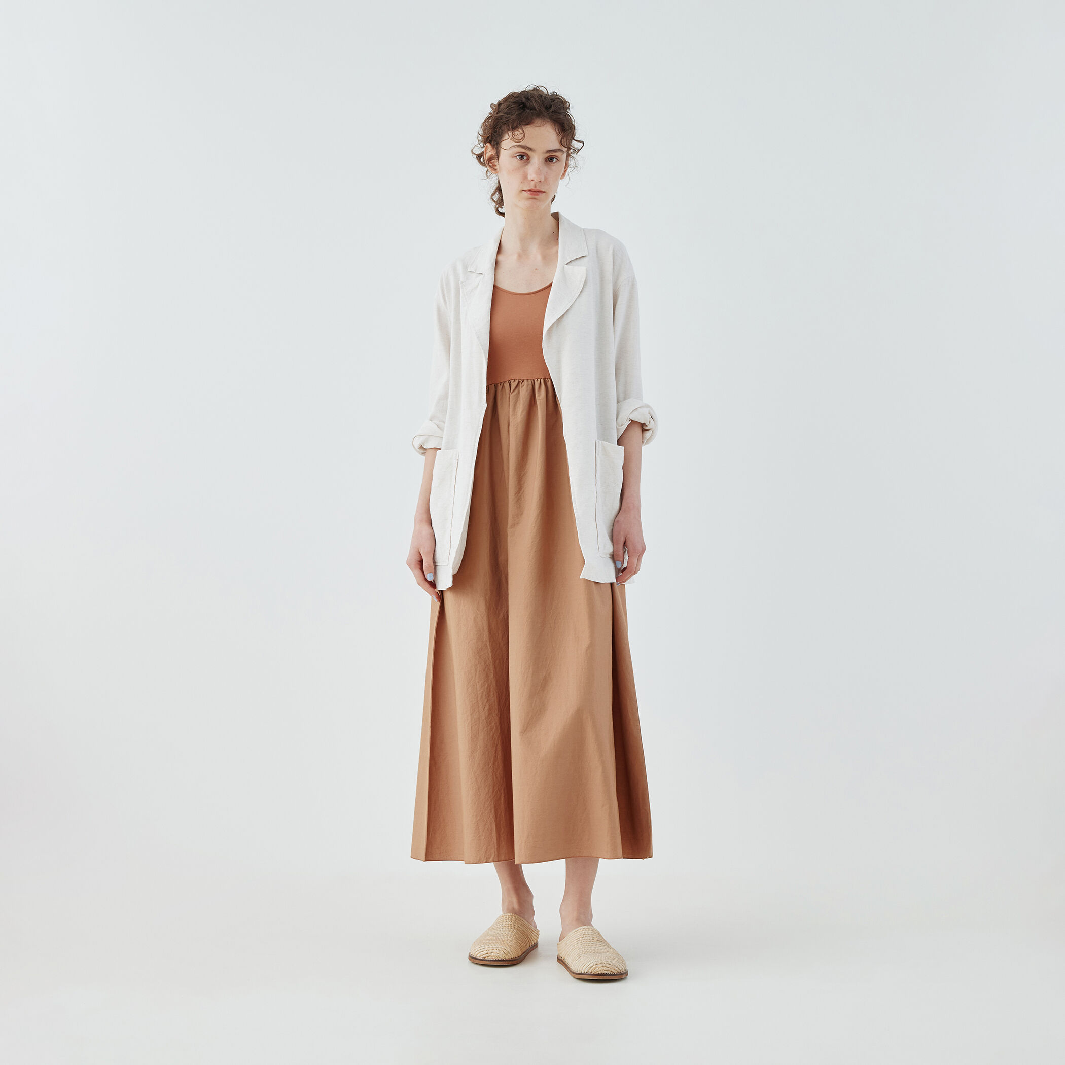 スビンコットン タンクトップワンピース|トゥモローランド 公式通販 スビンコットン タンクトップワンピース|トゥモローランド 公式通販