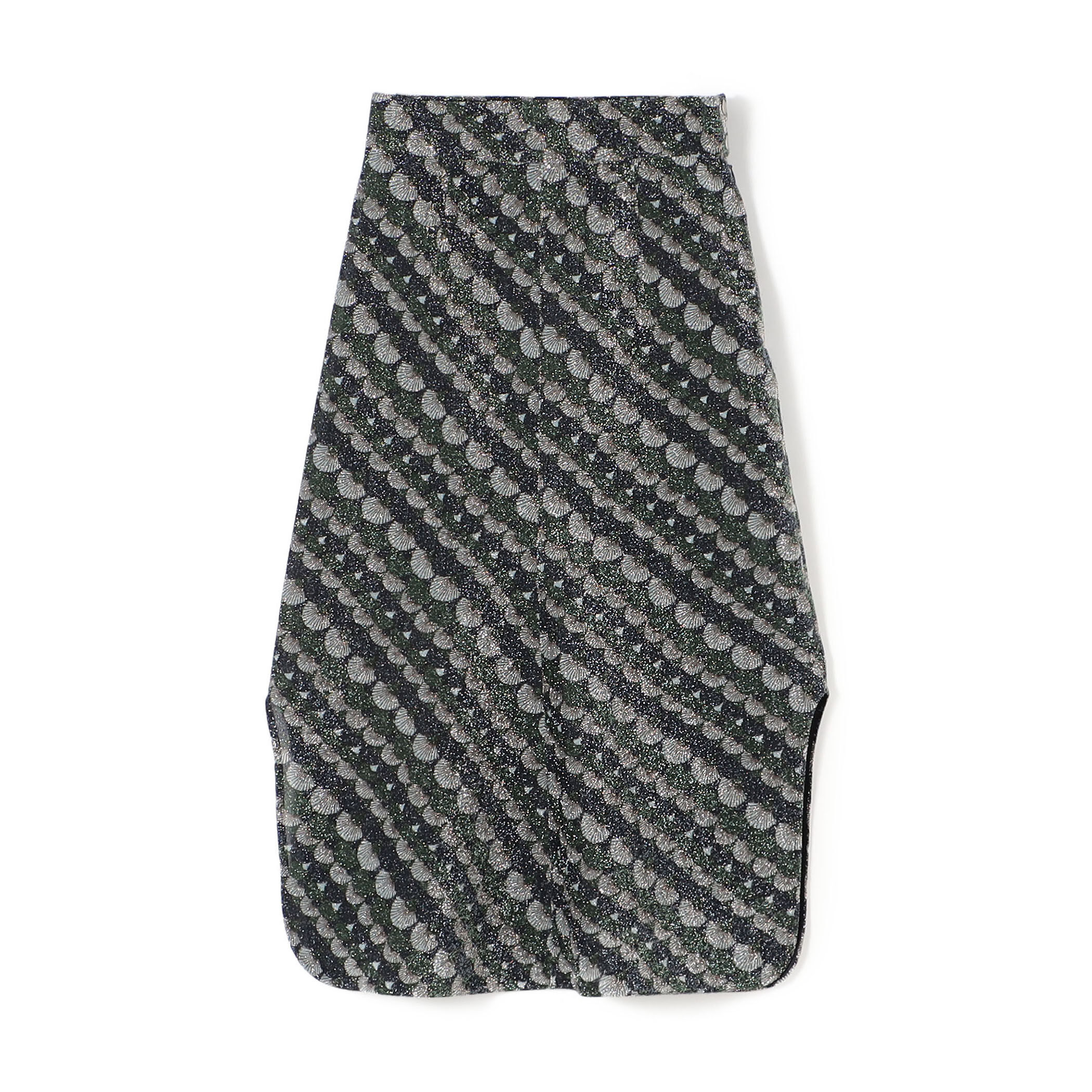 スケールプリント ラメミディスカート｜トゥモローランド 公式通販