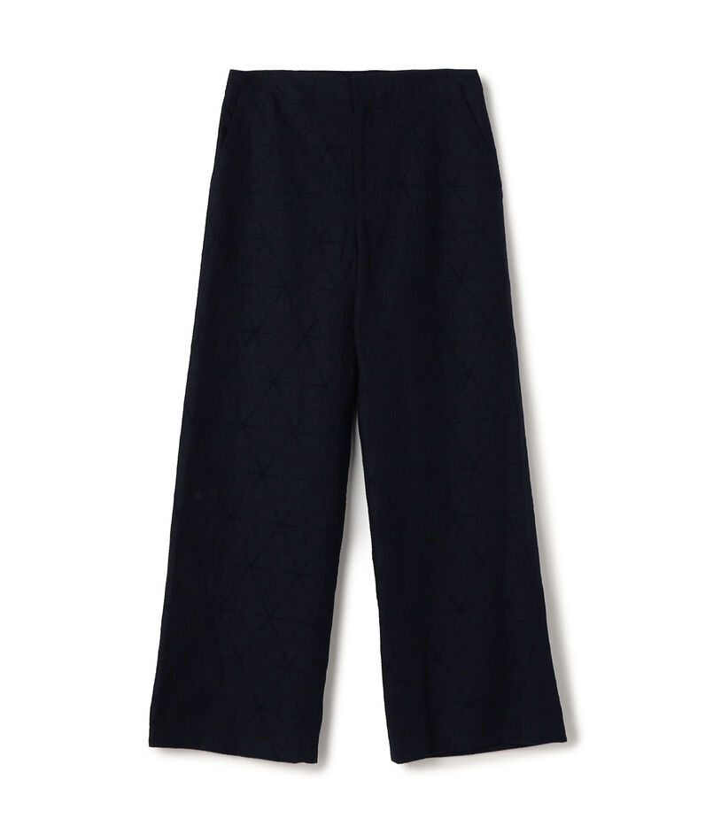 【WEB先行予約】ブロッサムエンブロイダリー ストレートパンツ