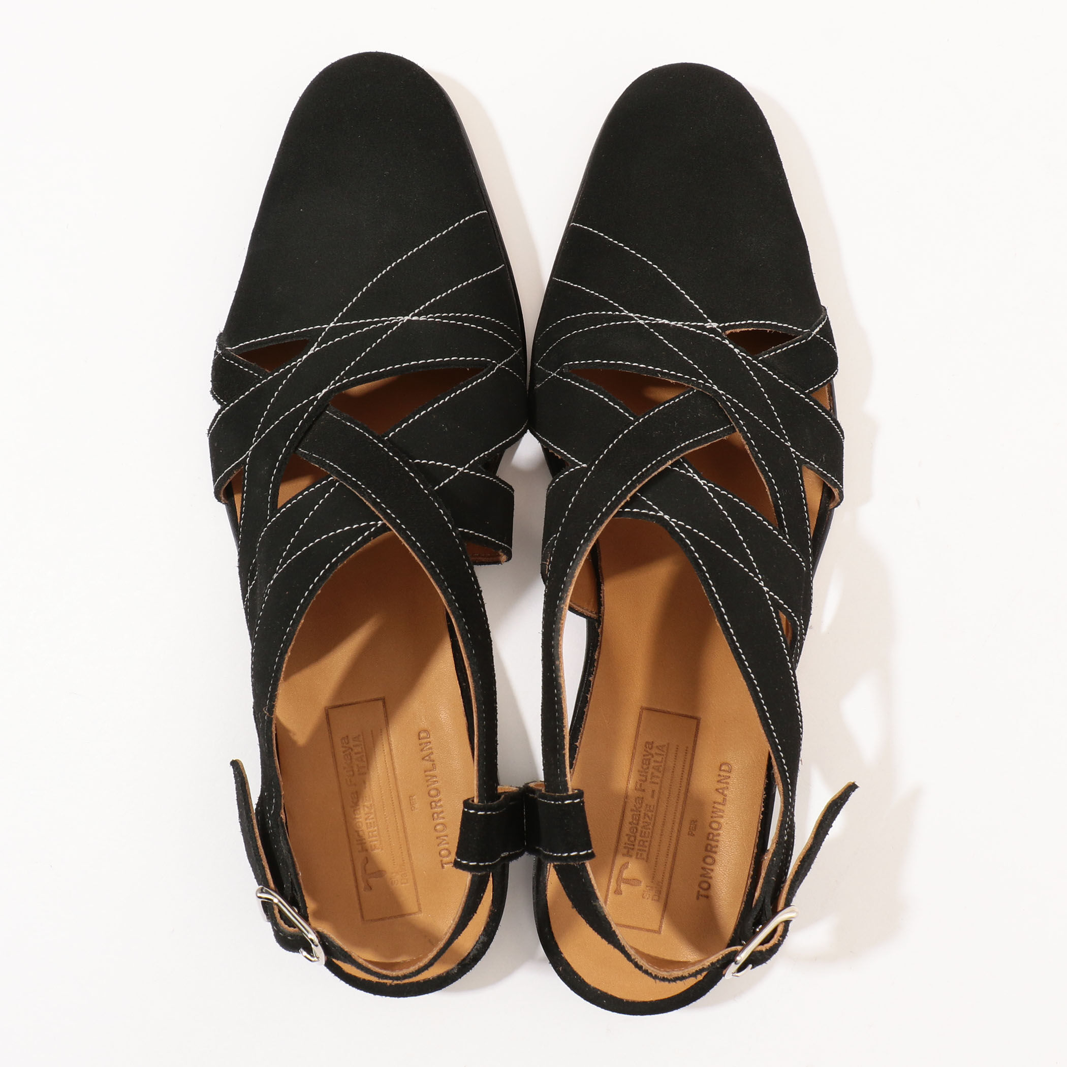 別注】HIDETAKA FUKAYA per TOMORROWLAND スエード グルカサンダル