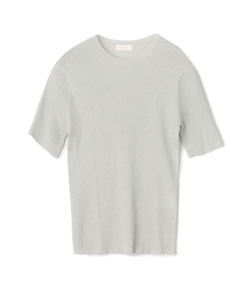 ■マーセライズドコットンリブ ハーフスリーブプルオーバー