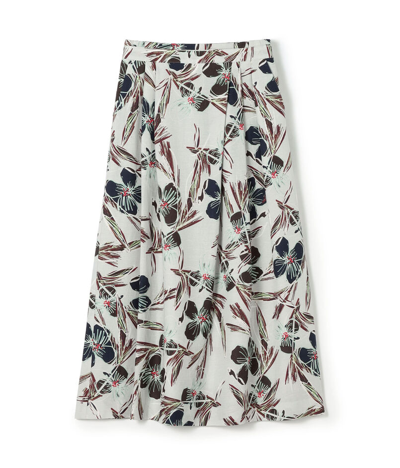 チェロキープリント タックロングスカート