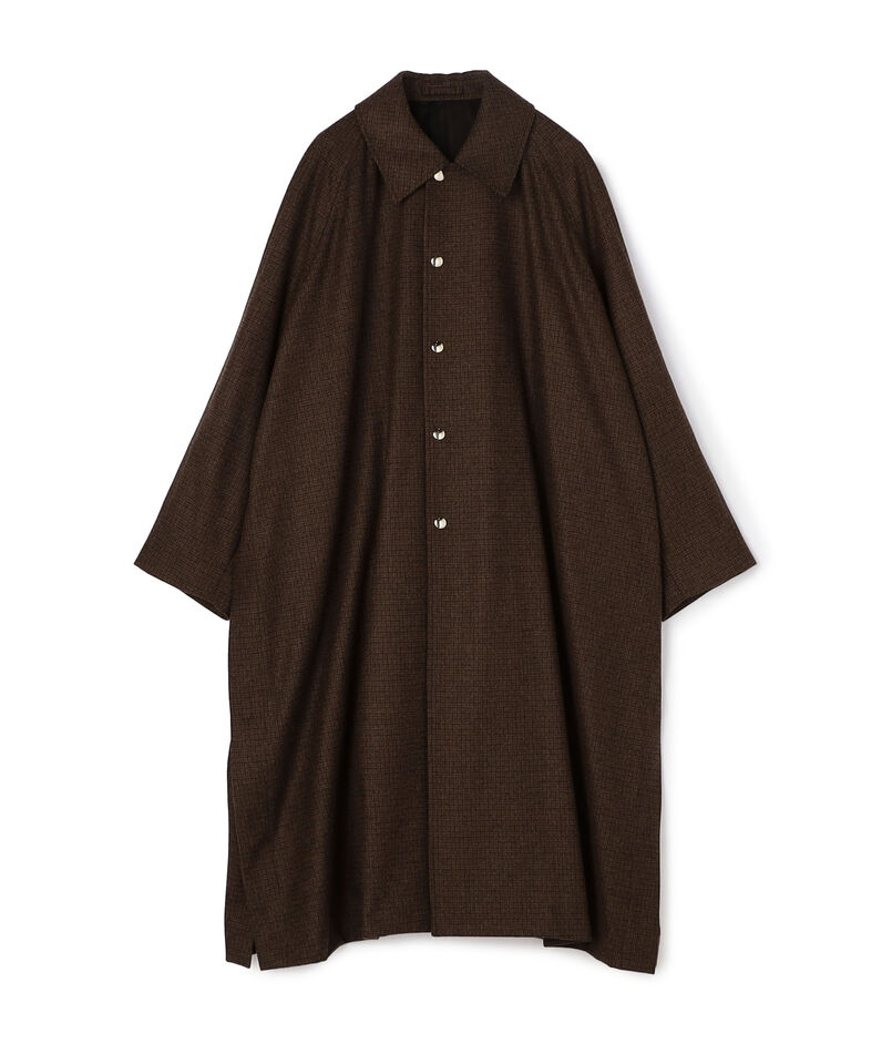 【別注】The CLASIK BAL COLLAR PONCHO Fox Flannel