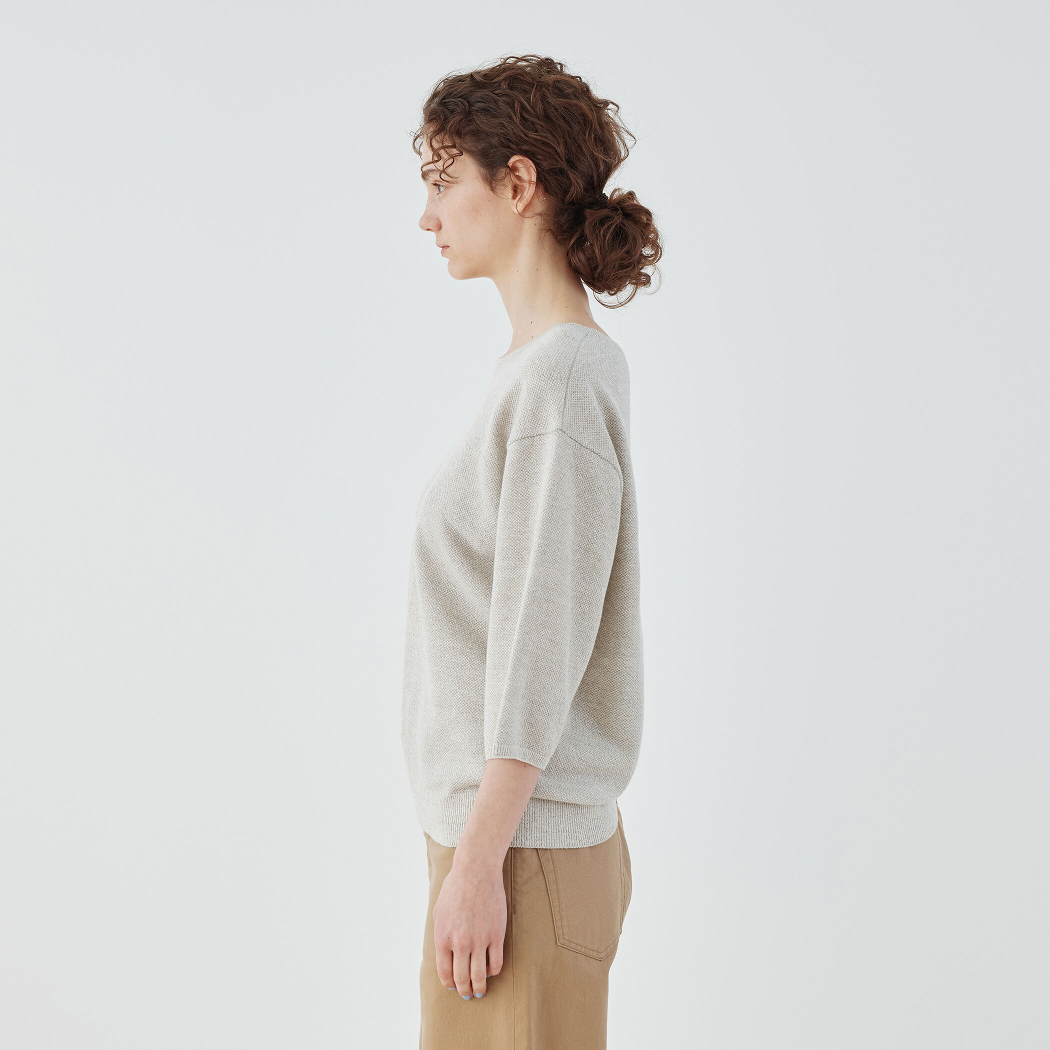 GALERIE VIE　ドライカノコ クルーネックプルオーバー ドライカノコ クルーネックプルオーバー | GALERIE VIE (Women