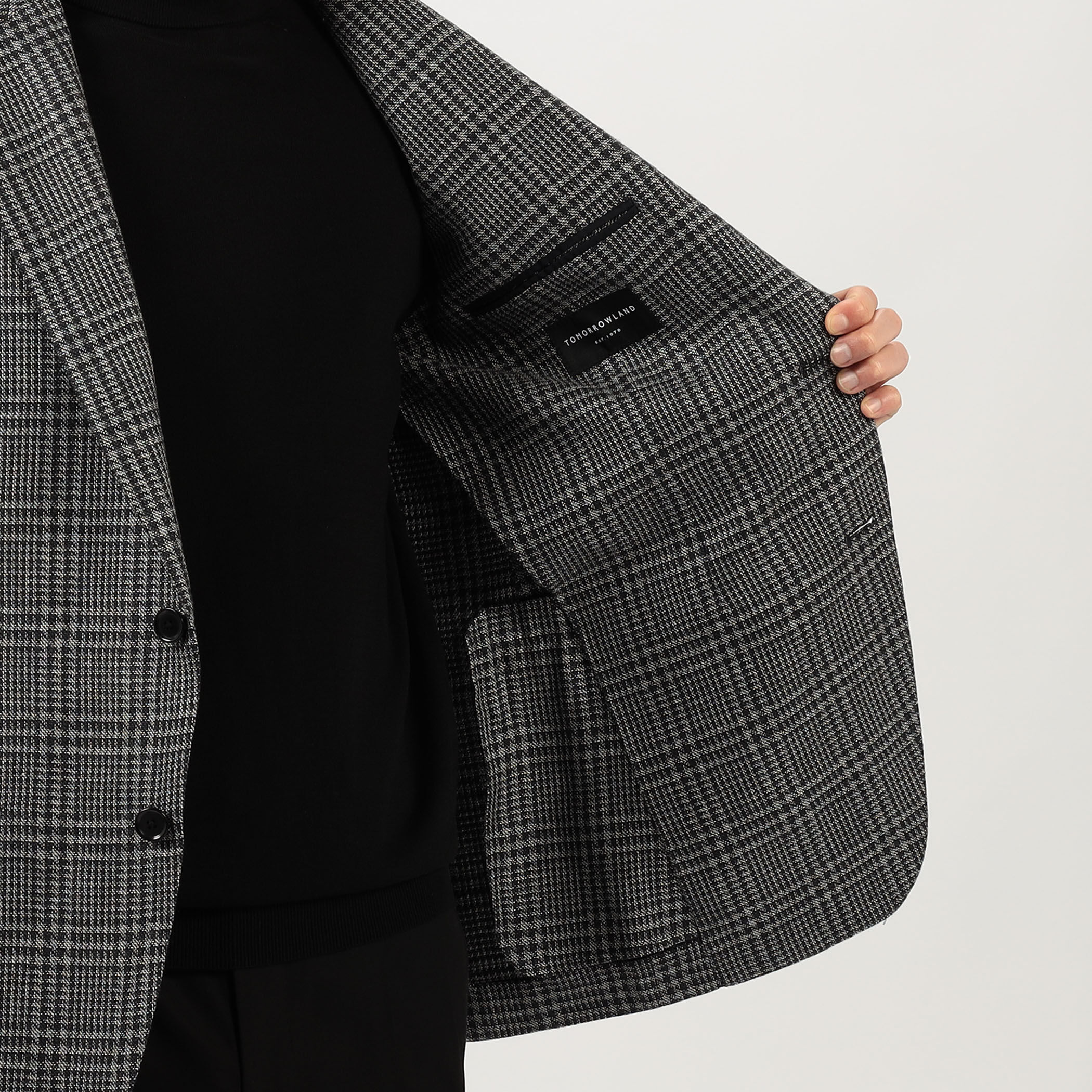 【極美品】トゥモローランド　シングルジャケット シルクウール シングルブレステッド 2Bジャケット DI PRAY