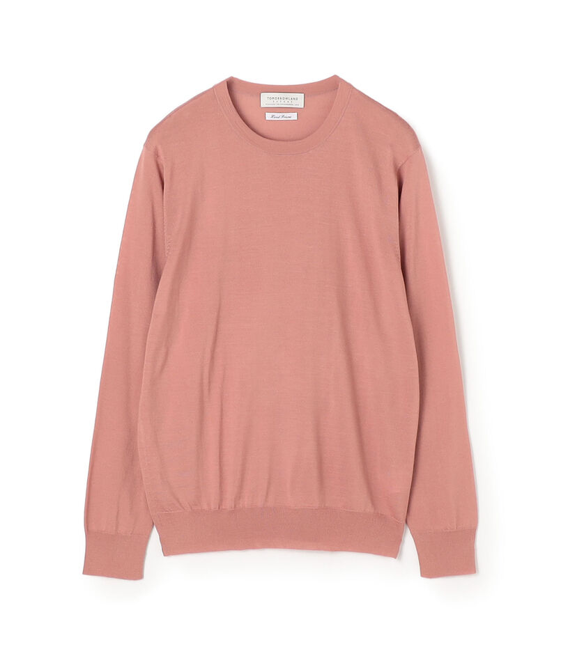 TOMORROWLAND tricot スーパーファインメリノウール クルーネックニット S-WOOL