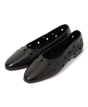 DEAR FRANCES GALA レザーカットワーク バレエシューズ