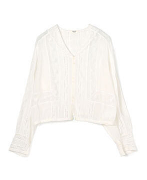 ビンテージローン セーラーカラーブラウス