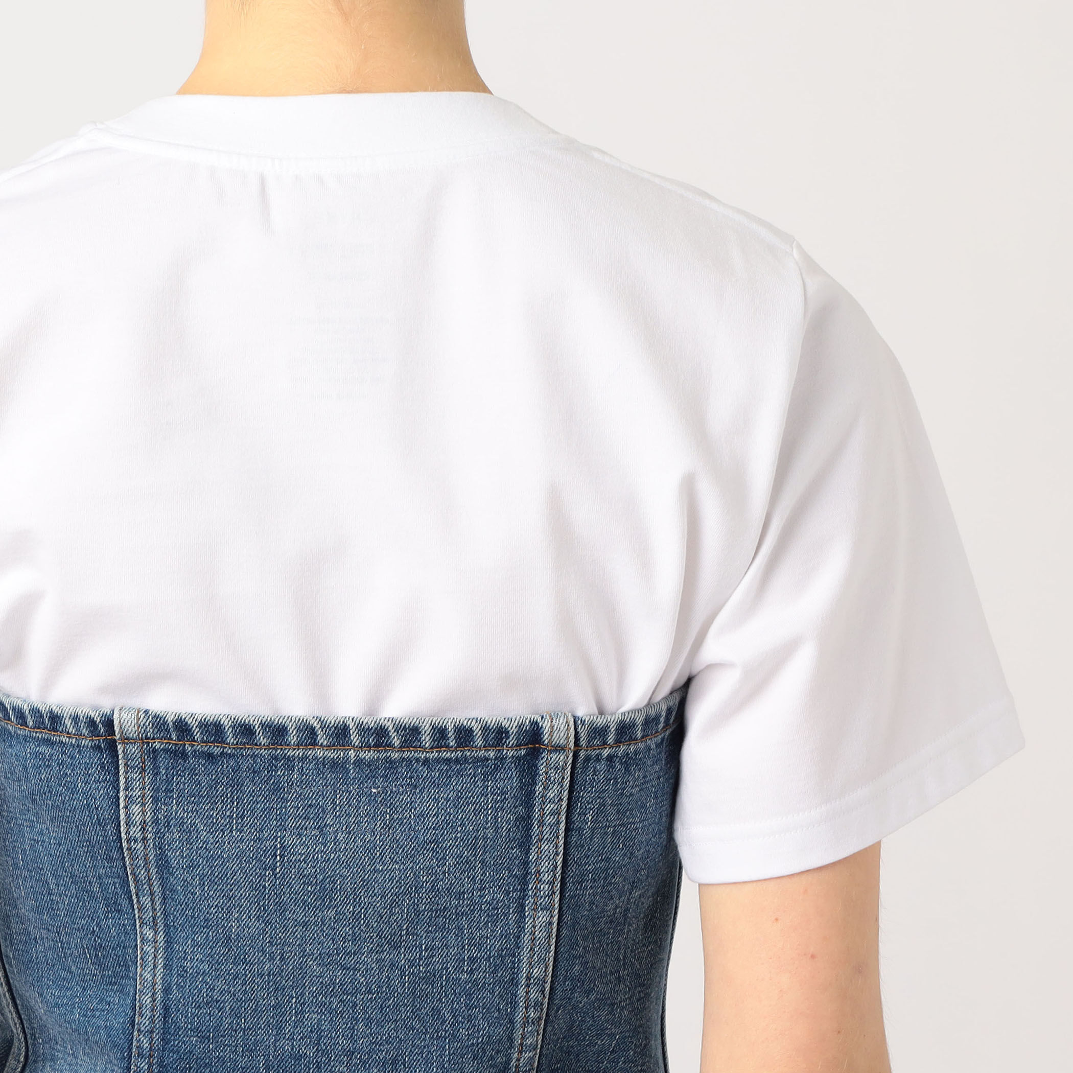 HYKE DENIM STRAPLESS TOP｜トゥモローランド 公式通販