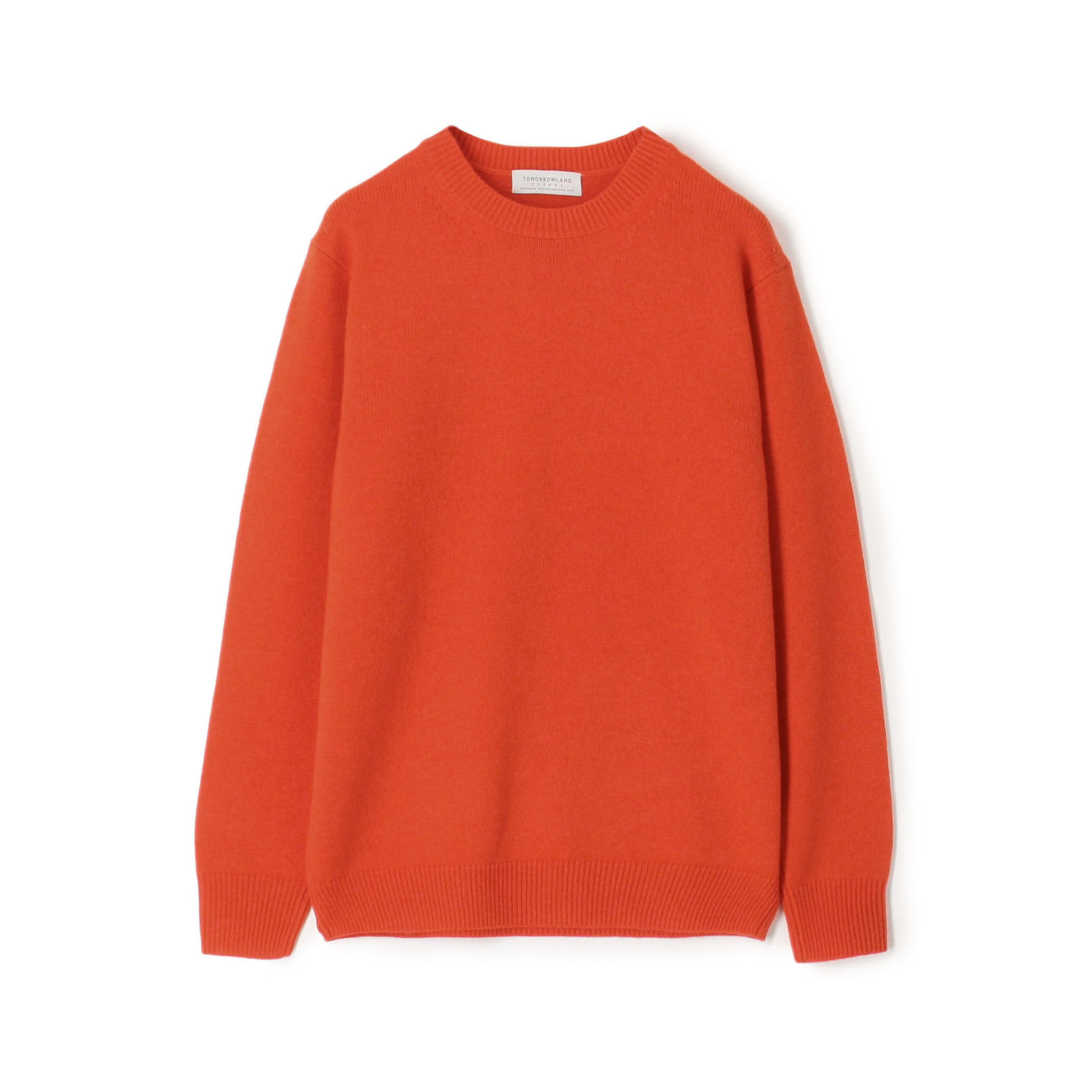 □TOMORROWLAND tricot スーパーファインラムウール クルーネックプル