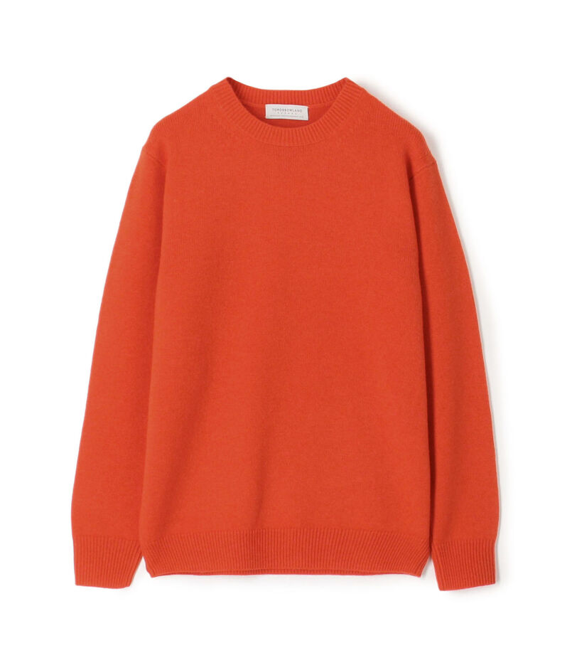 ■TOMORROWLAND tricot スーパーファインラムウール クルーネックプルオーバー