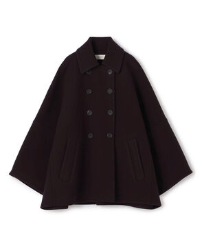 【WEB先行予約】ウールモッサ ダブルブレストミディコート